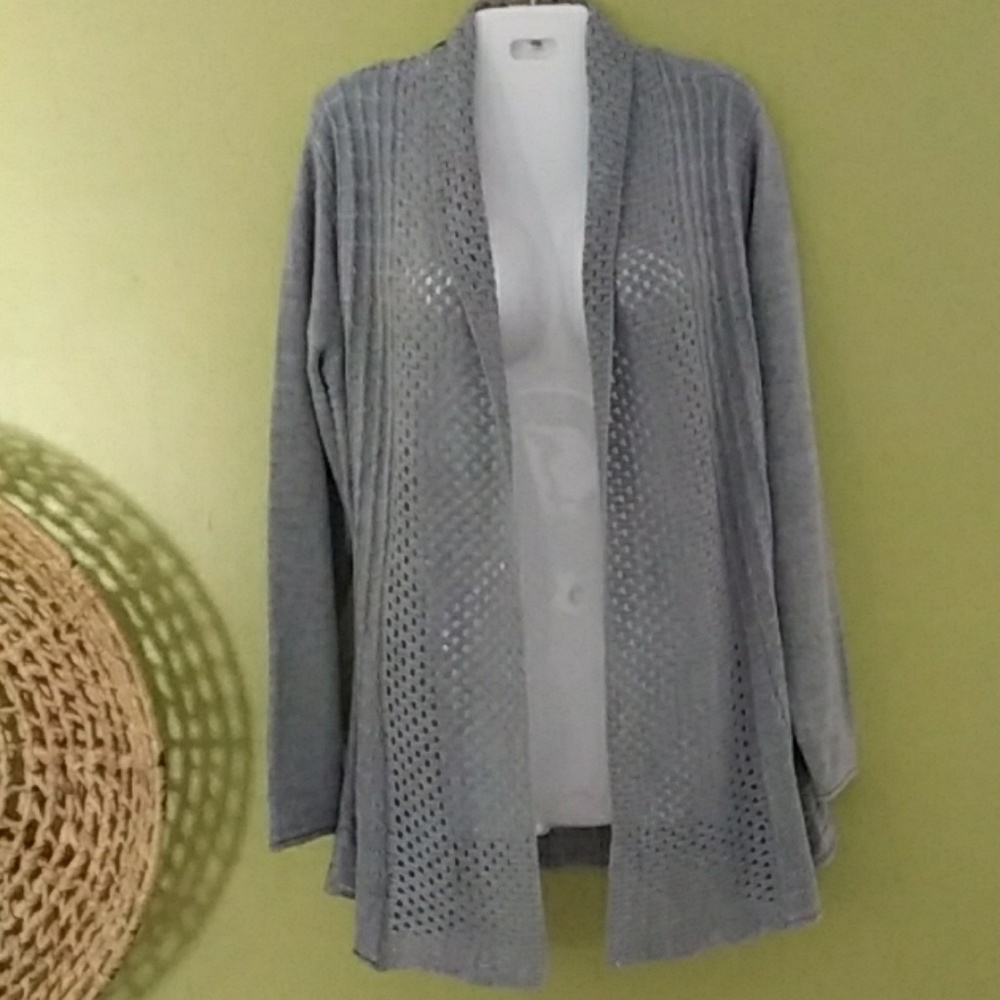 Kim Rogers Curvy Open Cardigan Size PS